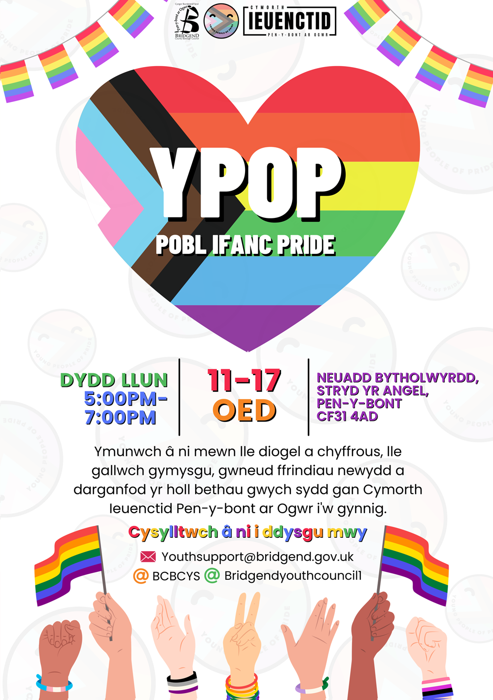 Pobl Ifanc Pride - YPOP (11-17 oed)