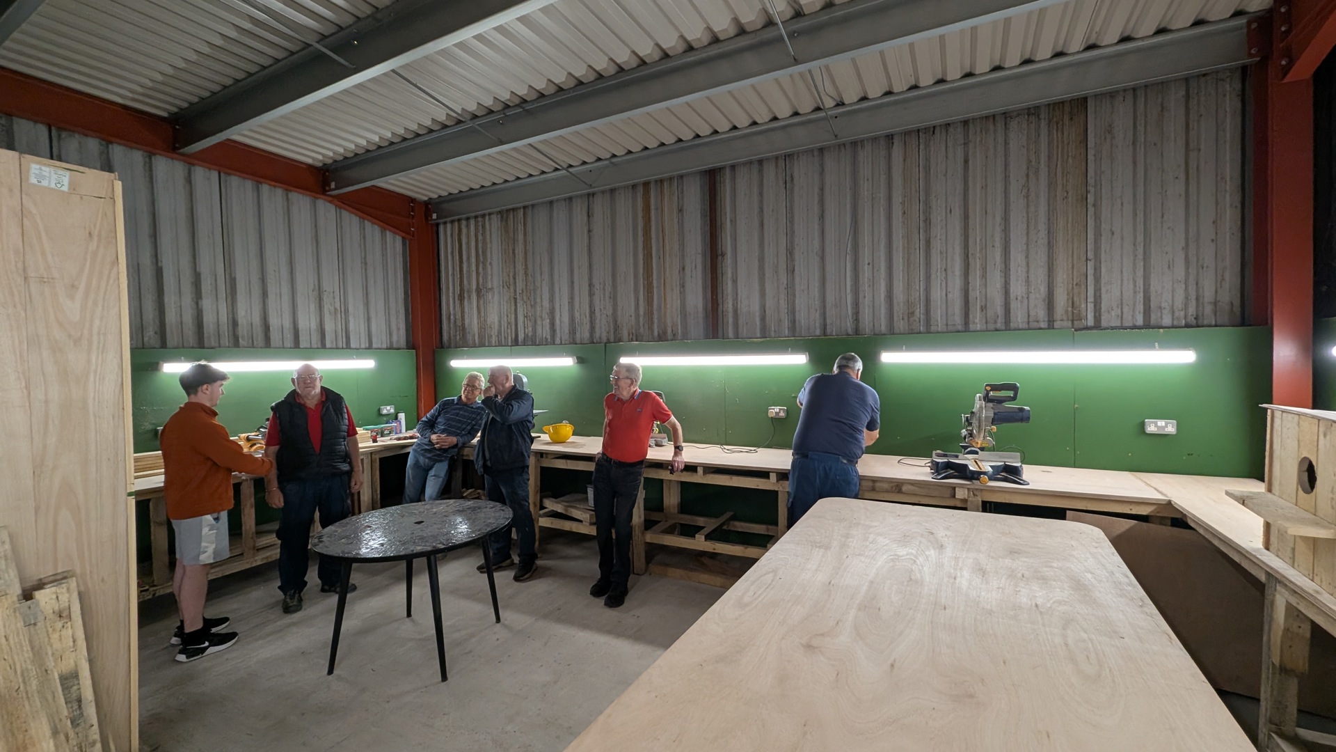 Workspace in Men's Shed