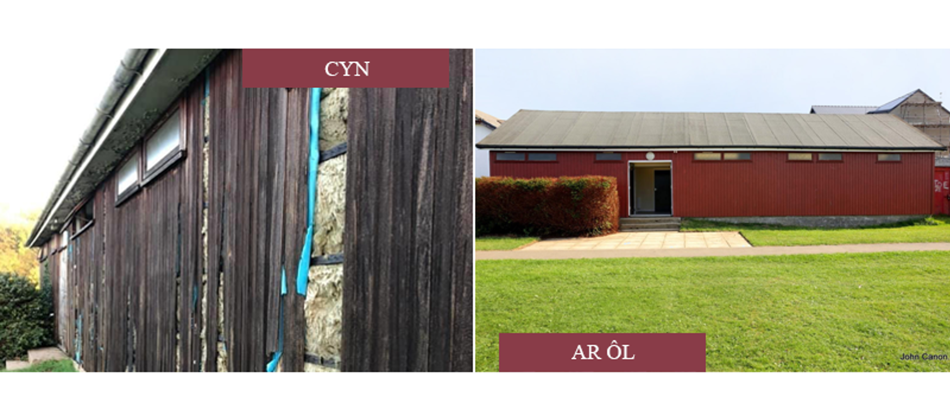 Pafiliwn y De, cyn ac ar ôl