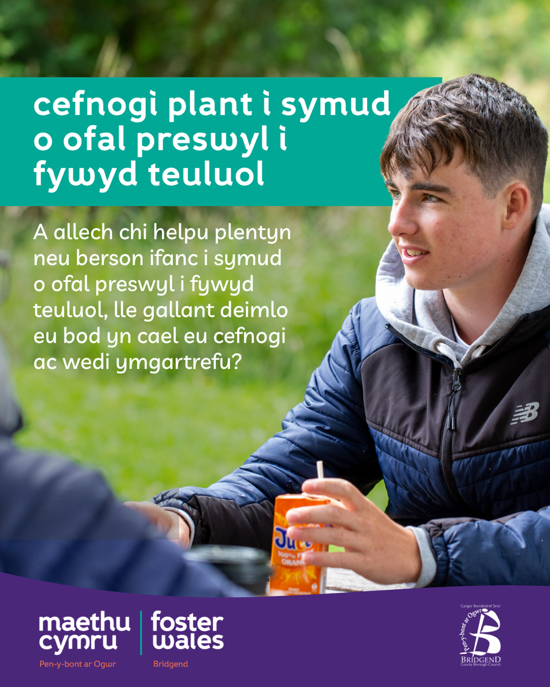 Maethu cymru -Cefnogi plant i symud o ofal preswyl i fywyd teuluol