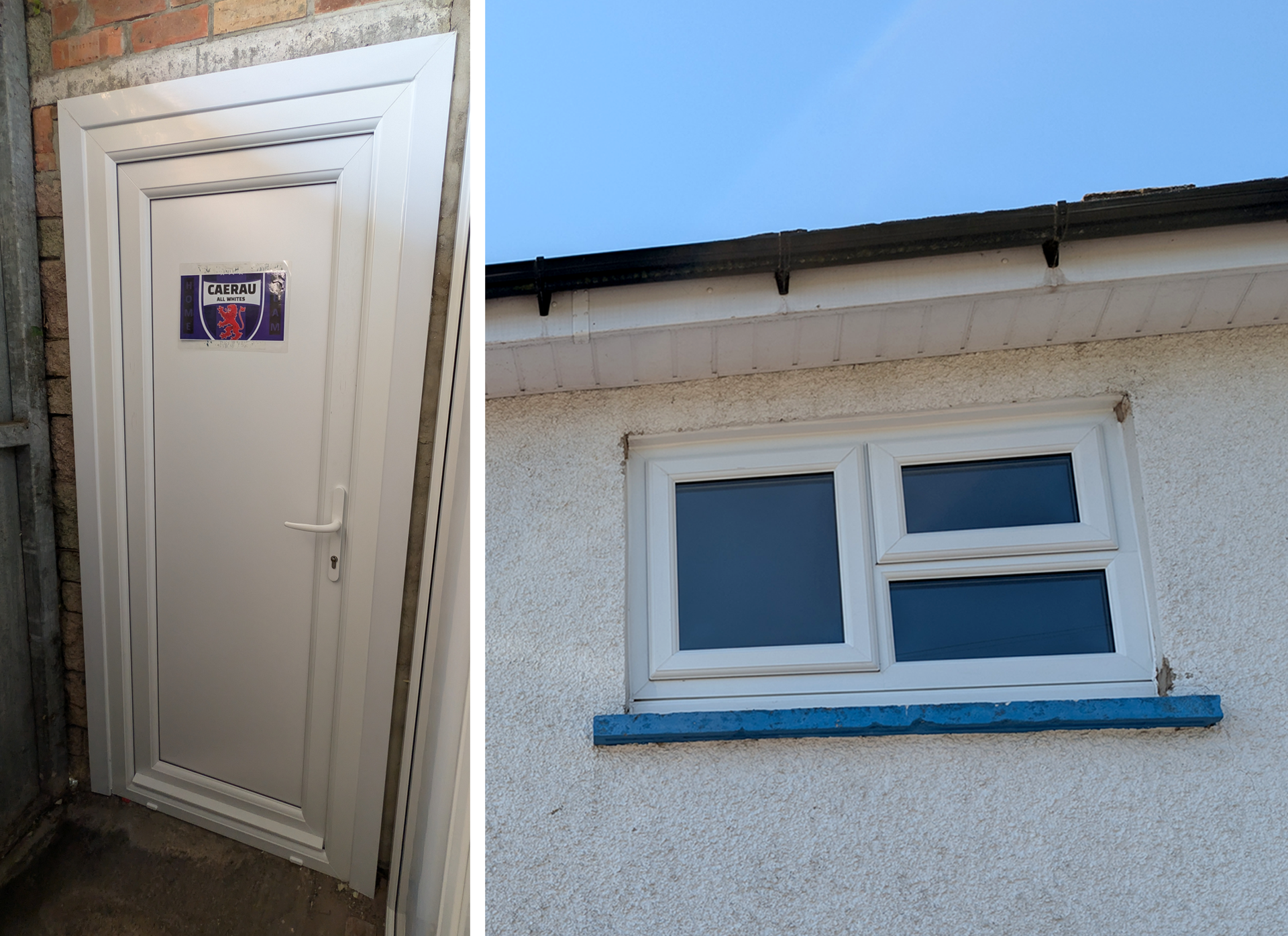 New windows and door