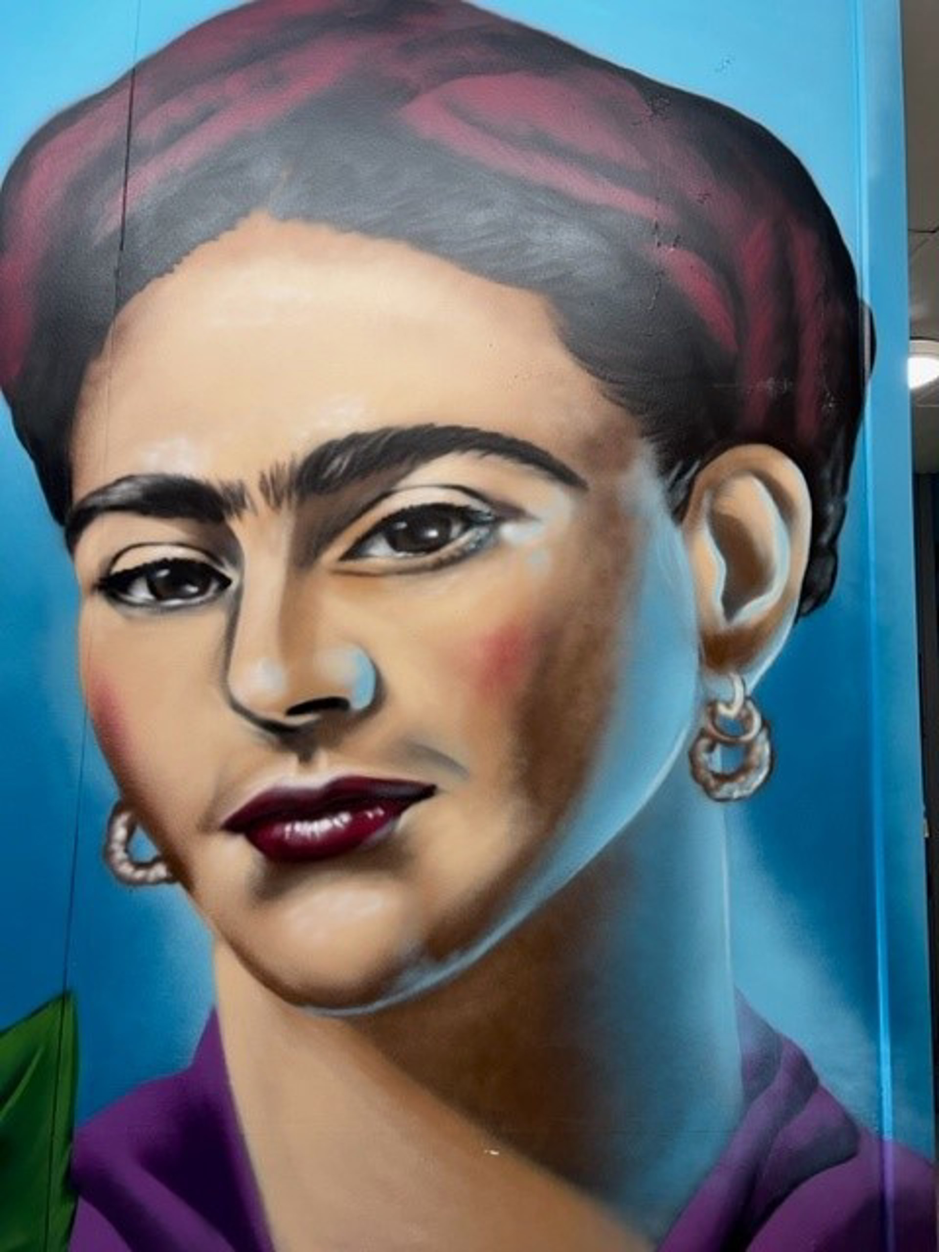 Celf Wal yn darlunio Friday Kahlo