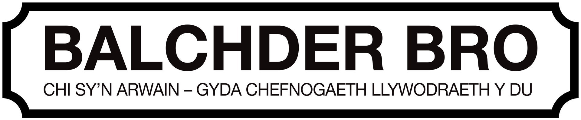 Pride in Place logo welsh