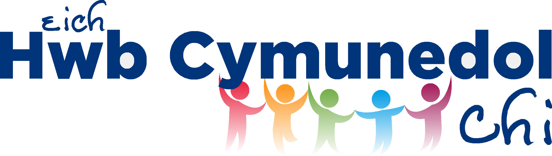 Eicon sy'n dweud 'Eich hwb cymunedol chi'.