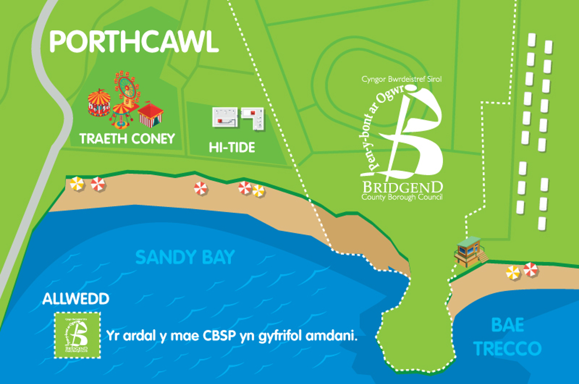 Map of Sandy Bay