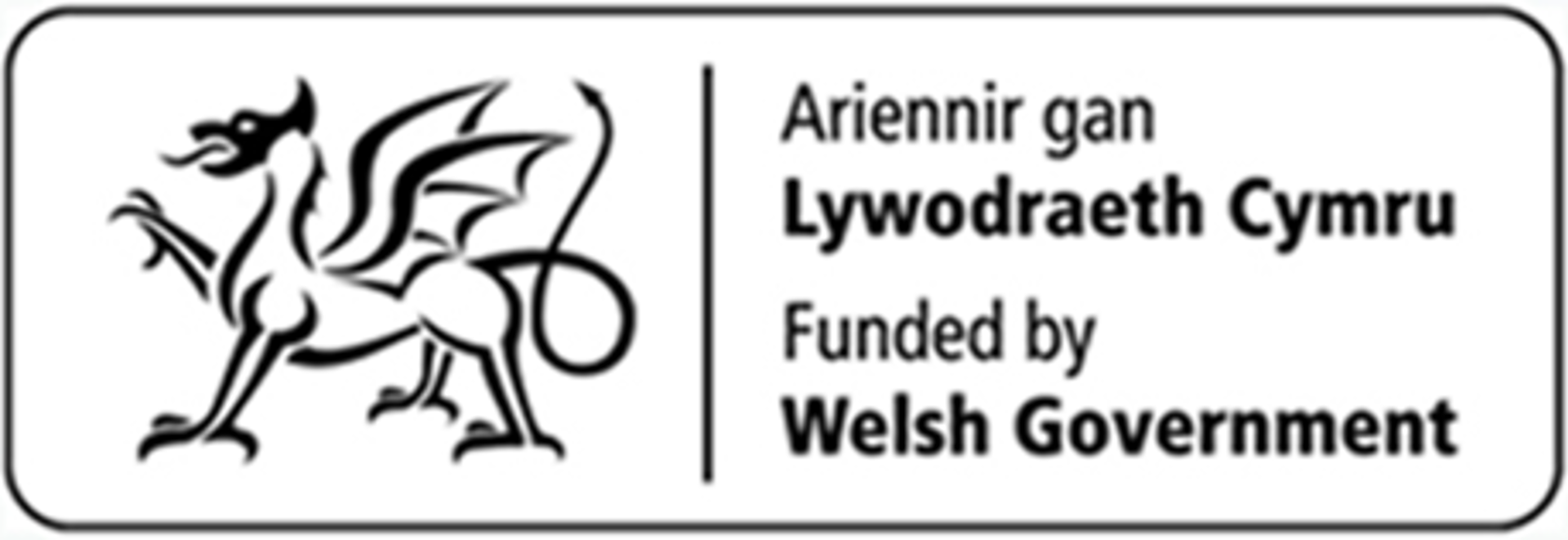 Ariennir gan Lywodraeth Cymru