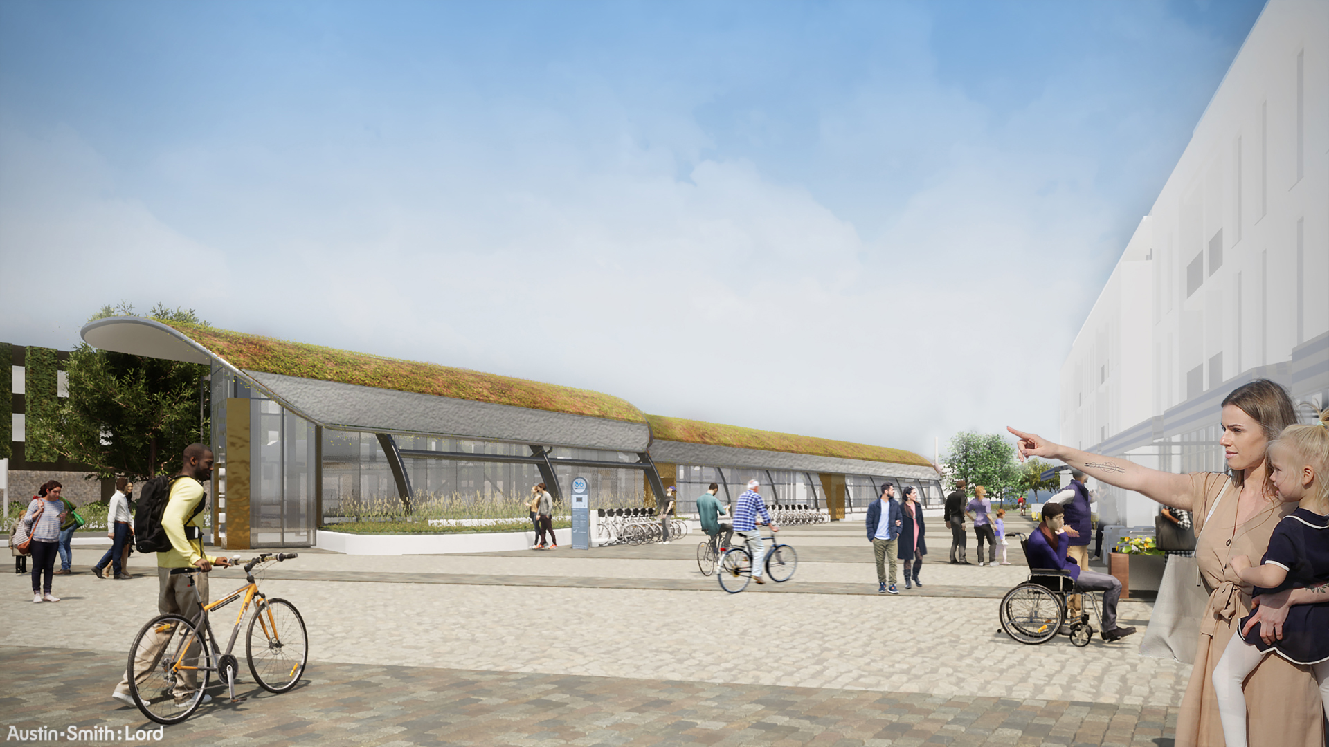 Argraff artist o strwythur Metrolink