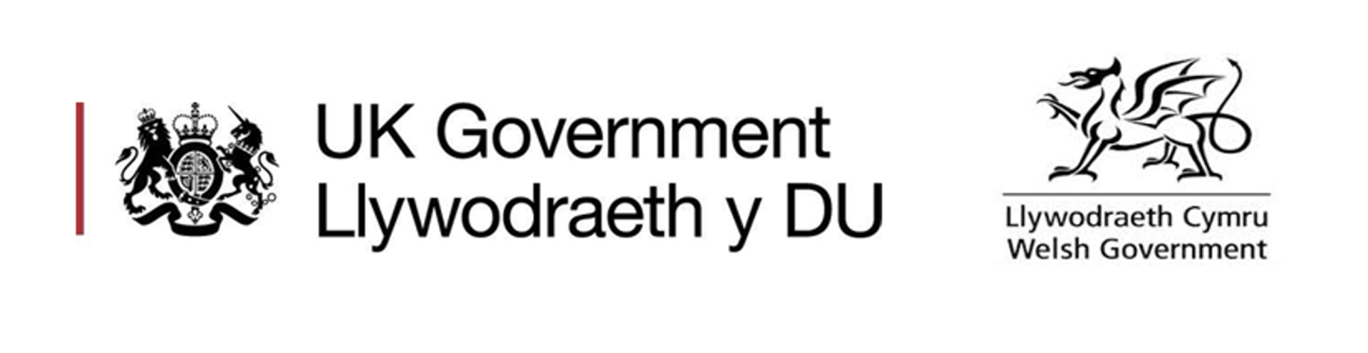 UK Government, Levelling Up and Welsh Government logos