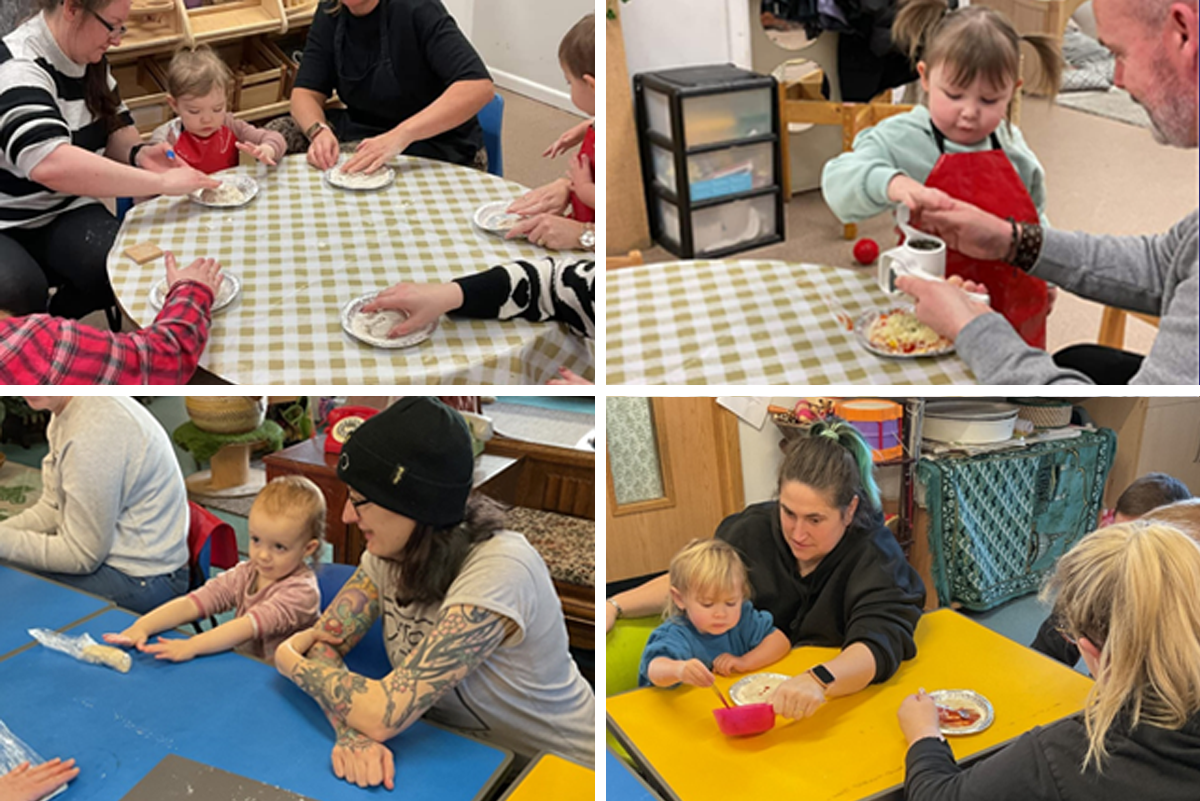 Digwyddiadau coginio iach Dechrau'n Deg 