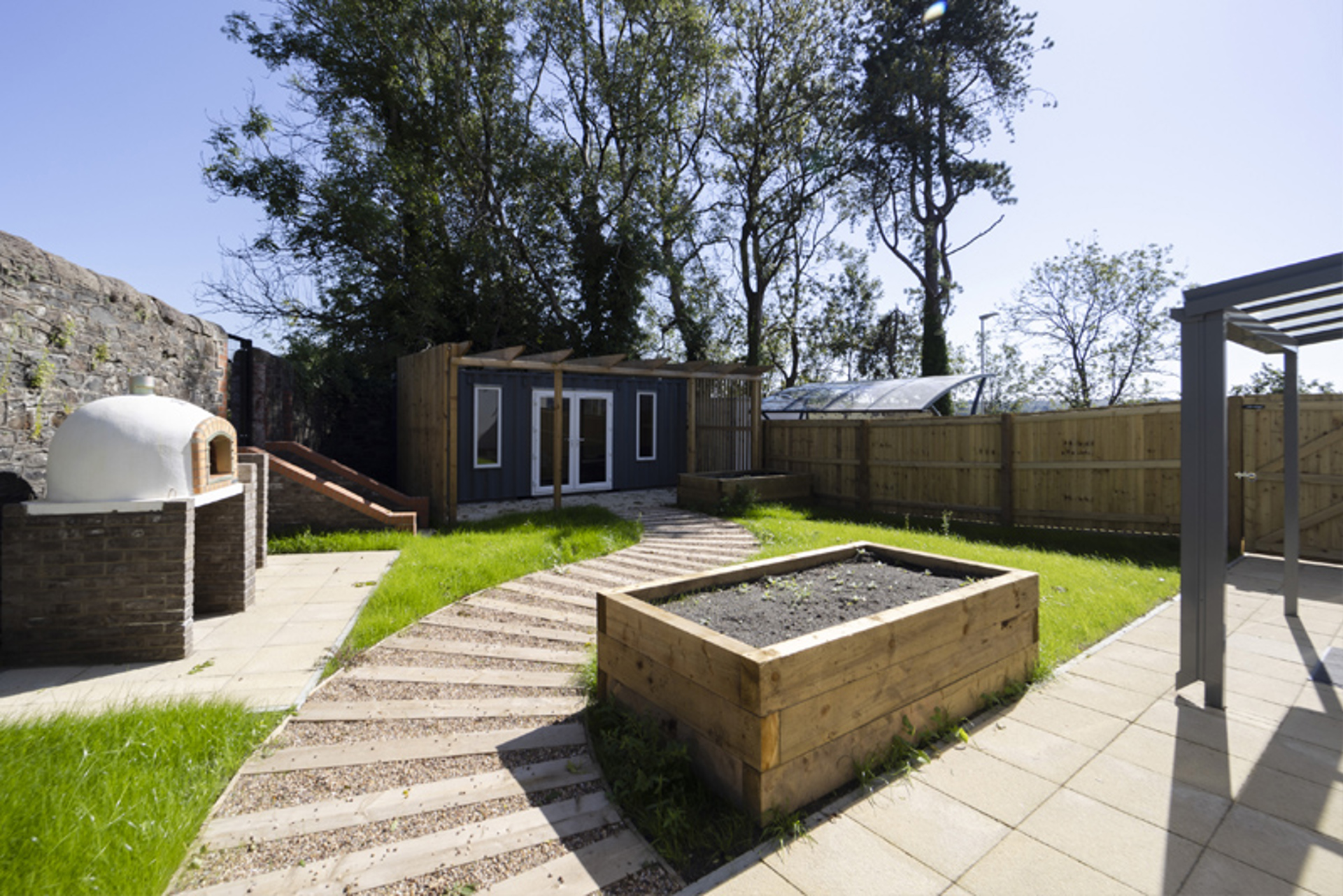 Garden at Golygfa'r Dolydd