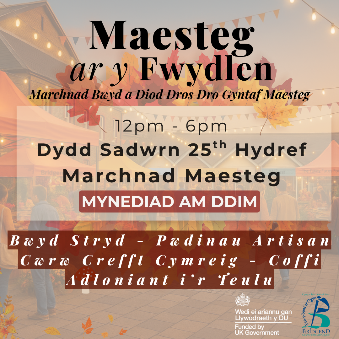 Maesteg ar y Fwydlen